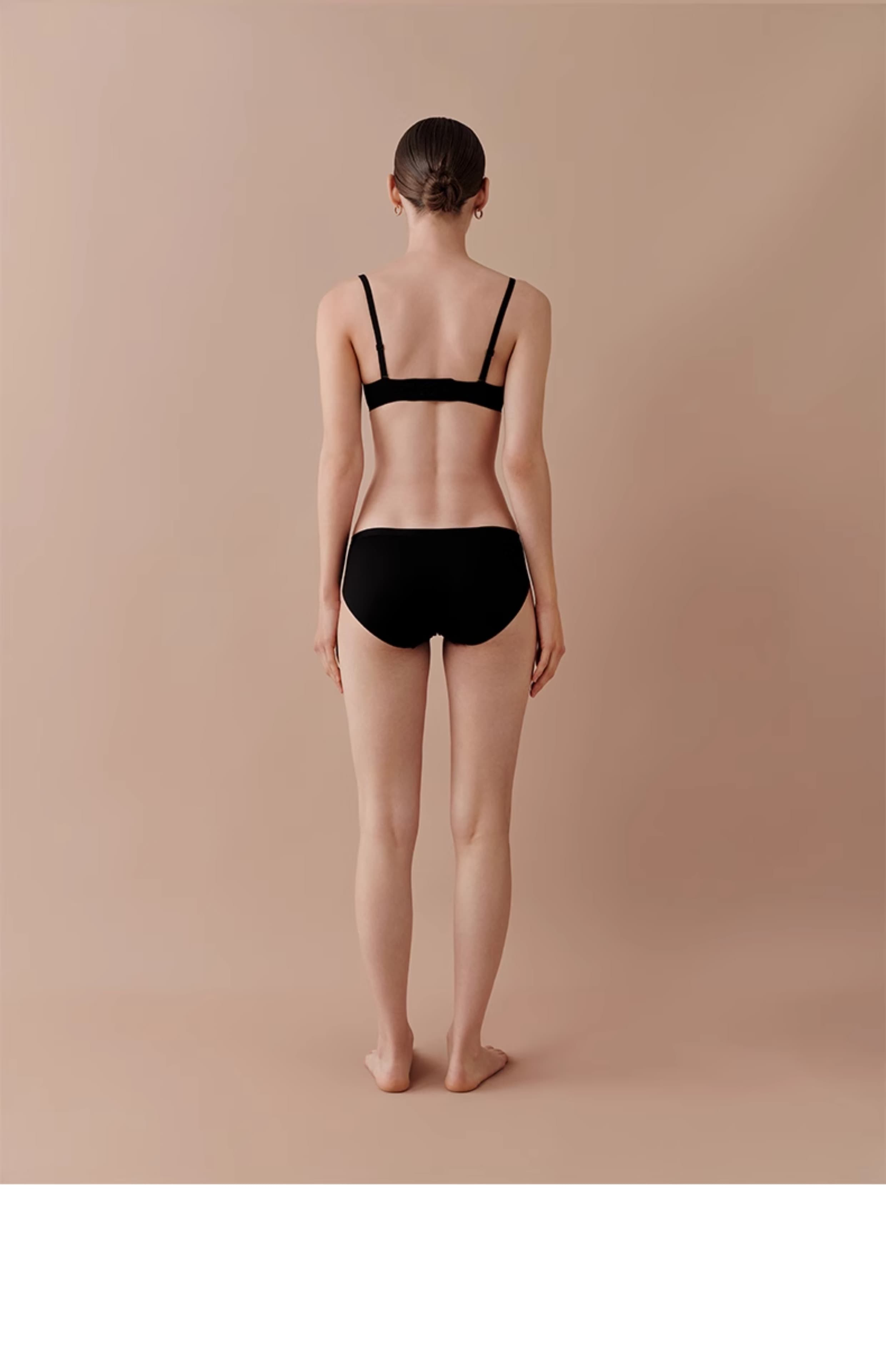 ショーツ シンプル立体ブラ ショーツセット